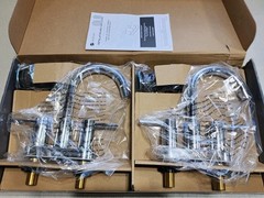 Glacier Bay Dorind 4 in. Centerset Bathroom Faucet in Polished Chrome 2-Pack