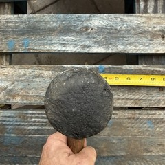 Vintage Combo Sledge Hammer Rubber Mallet 6lb Dual Head 17” Handle