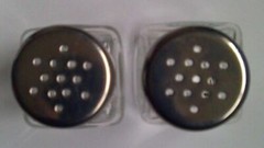 Glass Salt and Pepper Shaker 2 Shaker Set USA SELLER Restaurant Quality