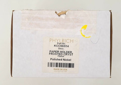 Phylrich Paper Holder Frosted Crystal Polished Nickel KCC50/014