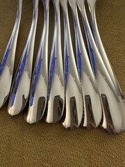 (4) DINNER FORKS Nambe MAEVE Vietnam Stainless 18-10 Concave Outline (2avail)