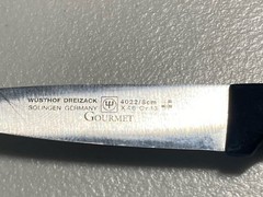 Wusthof Dreizack Gourmet Paring Knife 4022/8cm/3 inch Solingen Germany Pre-owned