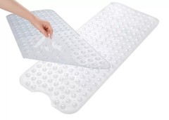 Bath/Tub/Shower Extra Long Mat 40″X16″ Anti Slip Antibacterial Machine Washable