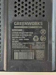 Greenworks Commercial 82V 8.0Ah Battery w/Bluetooth 82BD800