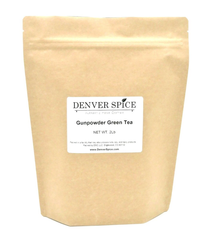 Gunpowder Green Tea – 2 Pounds – 1st Flush Loose Leaf Bulk Antioxidant Tea