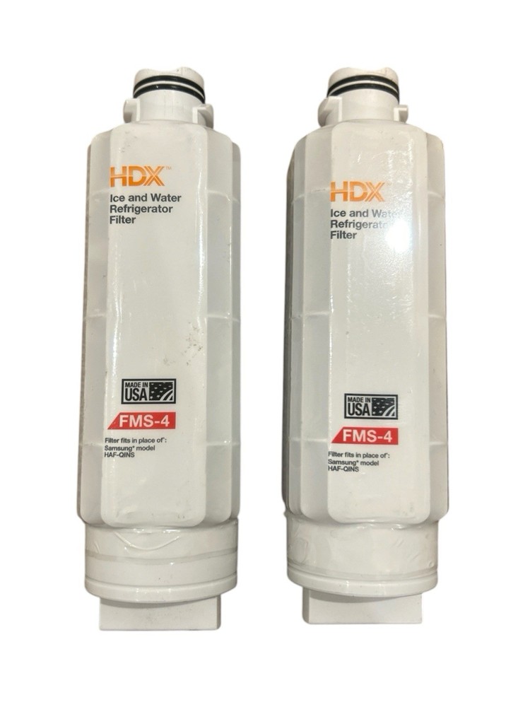 HDX FMS-4 Refrigerator Water Filter Replacement for Samsung HAF-QINS, 2 Pack