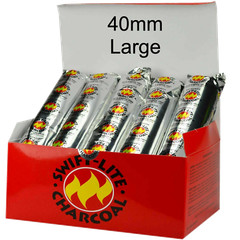 Swift Lite Large 40MM Charcoal Incense Resin 10 – 100 Pack (Choose Amount)