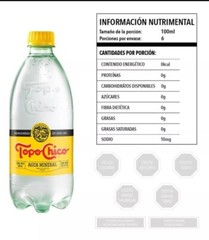 Topo Chico SHIPPING Sparkling Mineral Water, 600 ml (Pack of 12)