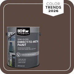 1 Gal. #N170-7 Baronial Brown Semi-Gloss Direct to Metal Interior/Exterior Paint