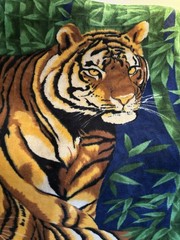 Resting Tigers Korean Mink Blanket Heavy (8.11 Lbs) Fleece 90” X 86” Soft