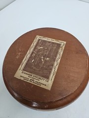 Vintage California Redwood Nut Cracker Bowl Standard Specialty Co