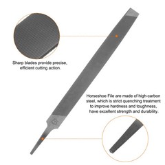2pcs Mill File 8″ 3.6mm High Carbon Steel Single Cut Flat Hand File