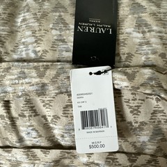 3 RALPH LAUREN Sierra Tan Silver Cotton King Comforter & Shams Set NWT $500