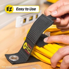 Extended Use Heavy-Duty Storage Straps – 13-Inch for Cables & Hoses – 6 Pack