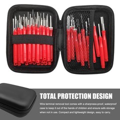 41PCS Terminal Removal Tool Kit, Electrical Wire Connector Pin Extractor Tool…