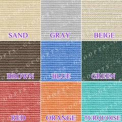 Outdoor Sun Shade Sail Rectangle UV Canopy Sunshade Cover For Garden Pool Yard