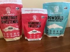 Lakanto Sugar free Sweetener Trio: Golden 28.22 oz, Classic 16 oz, Powdered 16 o