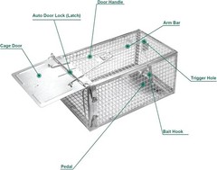 Rat Trap Mouse Traps Work for Indoor and Outdoor Small Rodent Animal-Mice Vol…