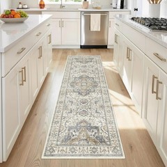 Ultra-Thin 2×6 Non-Slip Kitchen Runner Rug – Machine Washable & Waterproof