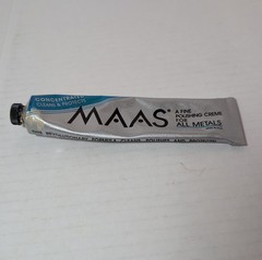 2oz Tube Maas Metal Polish Creme – Used 1.35 Oz Remain