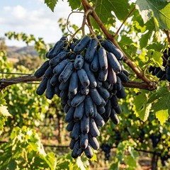 50 Sweet Sapphire Dark Blue Grape Seeds for Planting – Premium Sweet Sapphire
