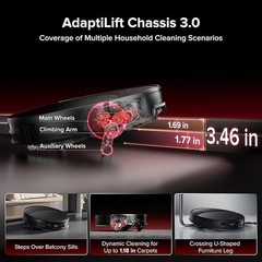 Roborock Saros 20 Robot Vacuum Mop – Auto-Empty Dock 36000Pa Suction Smart Clean