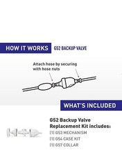 G52 Complete Back-Up Valve Kit for 180/280/380/3900 Polaris Cleaners
