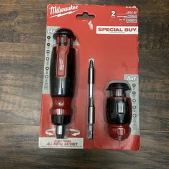 MILWAUKEE 14-in-1 Ratcheting Screwdriver & 8-in-1 Stubby Driver NEW SEALED Set