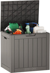60 Gallon and 31 Gallon Deck Boxes, Outdoor Storage Boxes with Padlock for Patio