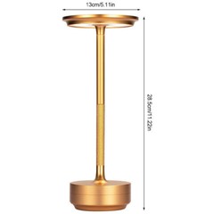 Cordless LED Touch Sensor Table Lamp Rechargeable Dimmable Bar Desk Night Light