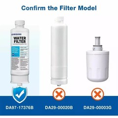 2 PACK Genuine Samsung DA97-17376B HAF-QIN/EXP REFRIGERATOR Water Filter US