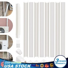 3″W 15Ft L Air Conditioner PVC Line Cover Kit For Air Condition Duct Protection