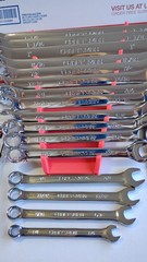 CRAFTSMAN 26 PIECE Standard Combination Wrench Set INCH WITH RACK AIRCRAFT AUTO