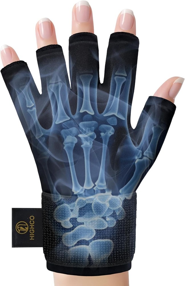 Compression Hand lce Pack Glove for Arthritis Pain Relief Adjustable Wrist Strap