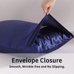 2 Pieces Soft Soft Satin Pillowcase, Machine Washable, Standard/Queen/King/CK