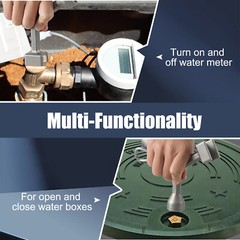 New 1Pcs Meter Curb Box Key Wrench Tool for Water Meter Valve Shut Off