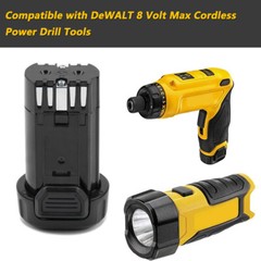 8V 3.0Ah Lithium Ion Battery For Dewalt DCB080 DCF680N1 DW4390 DCF680N2 DCF680G2