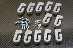 IKEA Detolf Shelf Clips – Add Shelves / Change Shelf Height (4-24 pack) SILVER