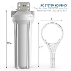 150 GPD RO Membrane Maple Syrup Reverse Osmosis System Water Filter Housing Kit