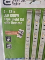 Commerical Electric 4-Strip Pk 12 in. Linkable Remote Indoor LED Flexible Tape