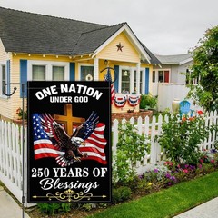 250 Year American Anniversary Garden Flag 250th Anniversary USA Flag Patriotic 4