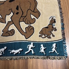 Scooby Doo Throw Blanket Tapestry 42 x 58. Made in USA. The Northwest Company.