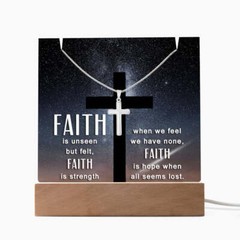 Religious Plaque & Cross Gift Set, Christian Gifts, confirmation gift