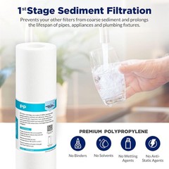 6 Stage 100 GPD RO Membrane Reverse Osmosis System pH Alkaline Water Filter Set