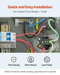 Temporary Power Outlet Panel RV Electrical Panel 20 30 Amp RV Outlet Box
