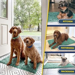 Super Absorbent Door Mat Non-Slip Microfiber Quick Dry Machine Washable Pet Rug