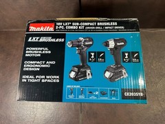 Makita CX203SYB Drill and Impact Driver Kit, Sealed, NIB