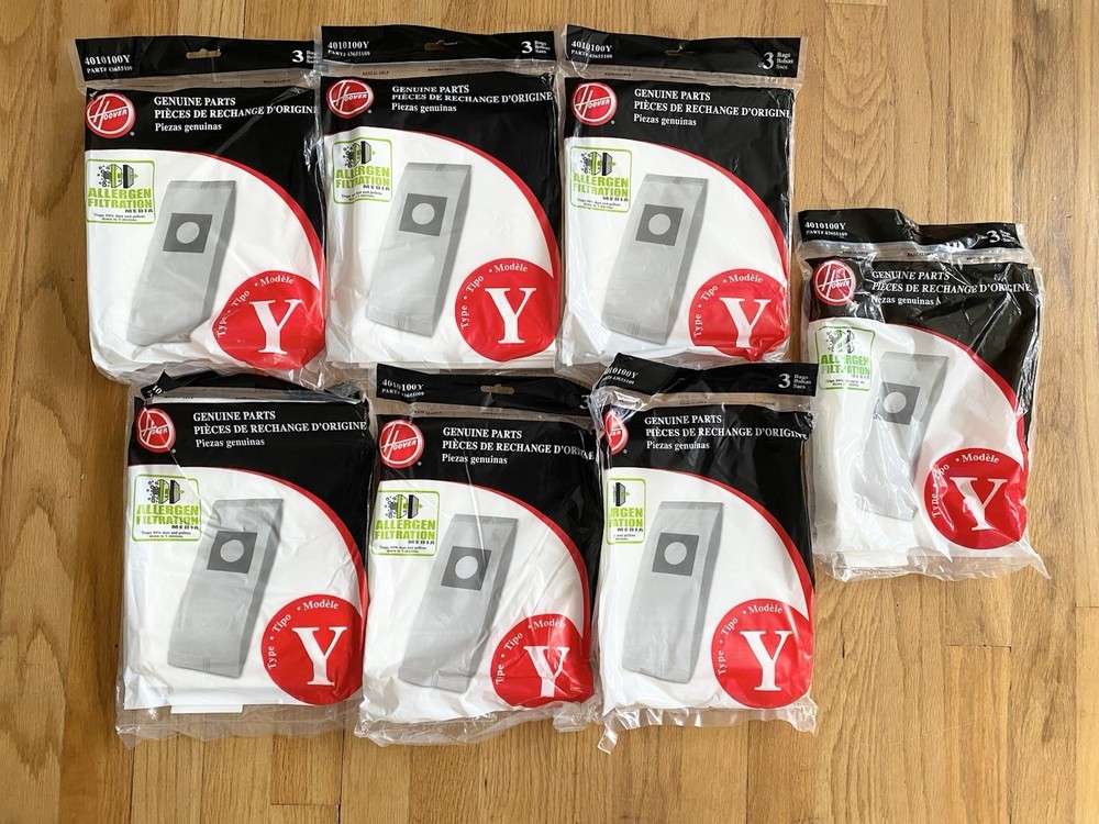 Hoover Type Y HEPA Vacuum Bags Lot of 19 WindTunnel Upright Sweeper Bags
