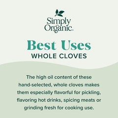 2.05 Ounce Organic Whole Cloves – Sustainably Sourced Gourmet Spice