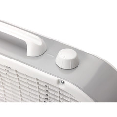 20″ 3-Speed Classic Box Fan with Weather-Resistant Motor, White, B20200